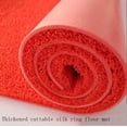 thumbnail image 2 of Alfombra gruesa con anillo de seda roja grande, tapete para puerta de bienvenida, tapete para pies antideslizante impermeable de corte personalizado, tapete para suelo de baño de PVC, 2 of 5