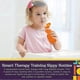 thumbnail image 2 of Honey Bear Straw Cup with Long Straws (3-Pack) - Squeezable Assistive Drink Container for Therapy & Special Needs, Leakproof Lid_DPk, 2 of 5