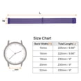 thumbnail image 2 of Uxcell Stainless Steel Mesh Watch Band 22mm Quick Release Magnetic Clasp, Purple, 2 of 6