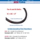 thumbnail image 3 of BESTORQ A27 o 4L290 V-Belt Classic Wrapped Rubber X3 V-Belt Negro 29"" Circunferencia exterior x .51"" Ancho x .34"" Alto Paquete de 1, 3 of 5