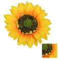 thumbnail image 3 of Cabeza de girasol artificial Simulación de cabezas de flores Ramo de fiesta de boda Accesorios de bricolaje, 12 piezas, Amarillo, 17 cm Advancent HA7119-02B, 3 of 6