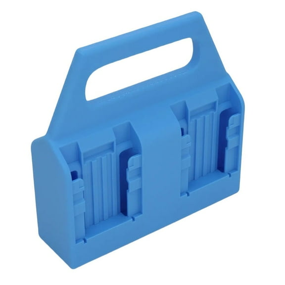 Turquoise Battery Holder for DeWalt 14V18V - Sturdy & Versatile Storage