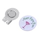 thumbnail image 5 of Marcador de pelota de golf de esmalte suave con diseño creativo y clip para gorra C526 Blanco, 5 of 8