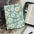 thumbnail image 4 of FOR U DESIGNS Daisy Bible Bags for Women Tote Soft Bible Case with Shoulder Strap Bible Carrying Bag for Men Size 2XL Washable PU Leather Bible Book Carrying Bag Tote Bag Accessories, 4 of 7