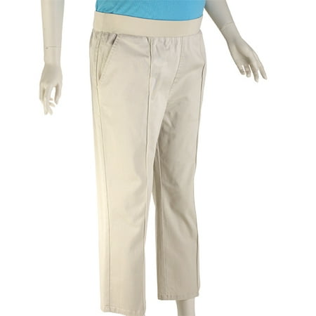 Narrow Band Twill Maternity Capri