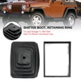 thumbnail image 4 of Shifter Boot Retainer Bezel Ring Manual Trans Fit for Jeep Wrangler TJ 1997-2004, 4 of 10