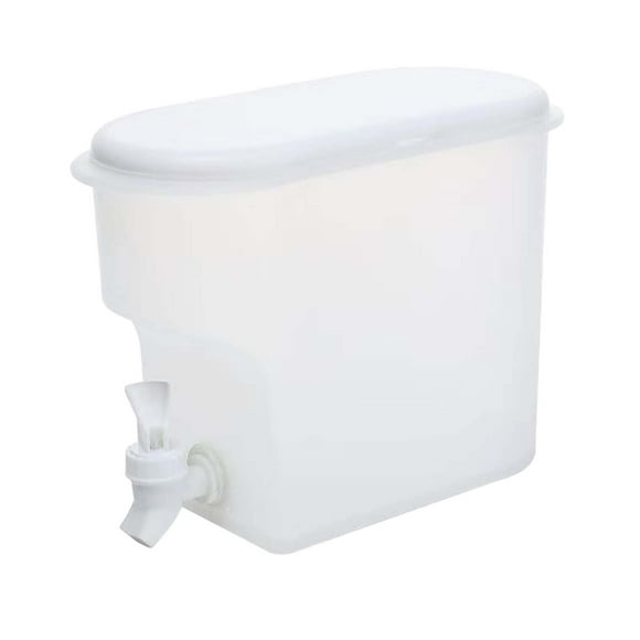 Kyusrd Summer Outdoor Patio Deals!Refrigerator Beverage Dispenser Party Drinks Liquid Beverage Container 0.92 Gallon 3.5L Cold Water Bottle With Tap Suitable for Refrigerator Party and Dail