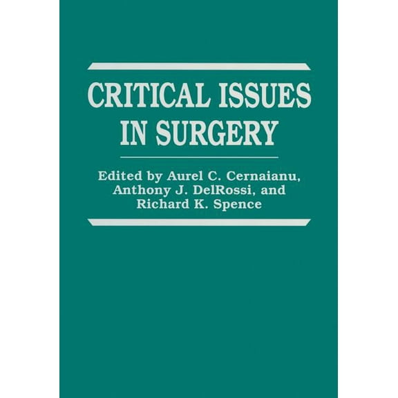 Critical Issues in Surgery, (Paperback)