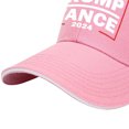 thumbnail image 2 of Vance 2024 Sombrero Bordado Papá Ajustable para Hombres Mujeres () Rojo Rosa, 2 of 5