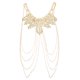 thumbnail image 1 of Borlas en capas Hollow Faux Pearl Arnés Cadena Bikini Volver Sunnimix Cadena atractiva del cuerpo, 1 of 8