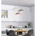 thumbnail image 5 of Wood Metal Colorful Pendant Light, Modern Farmhouse Pendant Lamp, Nordic Style Minimalism Pendant Light Fixture, Rustic Pendant Lighting for Kitchen Island Dining Room Table Entrance, 5 of 7