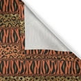 thumbnail image 5 of Ambesonne African Grommet Curtain, Leopard Cheetah Skin, 50" x 120", Orange Amber and Sepia, 5 of 6