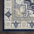 thumbnail image 5 of Nourison Cyrus CYR06 Indoor only Area Rug - Navy/Ivory 5'3" x 7'3", 5 of 9
