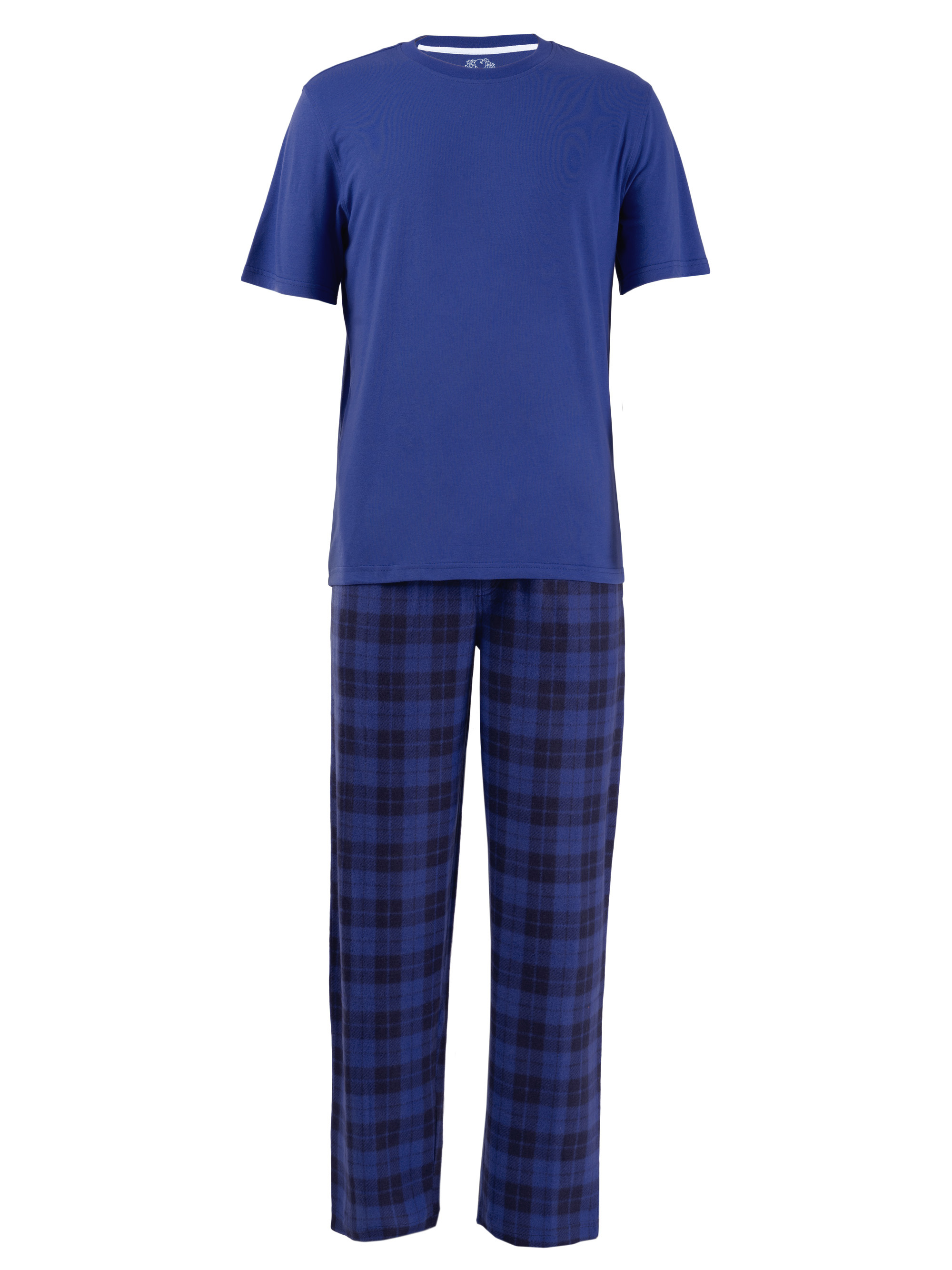 Fruit of the Loom Men's Crewneck Fleece Pajama Set, 2-Piece photo 2