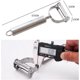 thumbnail image 2 of 2 in 1 Stainless Steel Potato Peeler and Shredder, Grated Carrots, 2 of 5