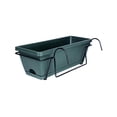 thumbnail image 1 of Maceta de balcón para , caja de ventana, jardinera colgante, jardinera, soporte de planta, maceta Rectangular, jarrón para exterior, balcón, Verde Sunnimix Maceta de balcón, 1 of 8