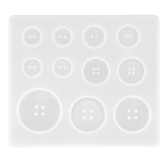 Kuyiluo silicone mold 3Pcs Silicone Mold Button Silicone Mold Resin Epoxy Making Mold Craft Button Molds DIY Accessory