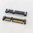 thumbnail image 4 of 100pcs SATA 7+15 22 Pin Straight Male Interface Socket Connector Port for Hard Drive HDD 22P, 4 of 5