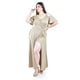 thumbnail image 5 of Maxi vestido con strech Roman Fashion /Tallas Extras, 4098 (Cafe) cafe 42, 5 of 6