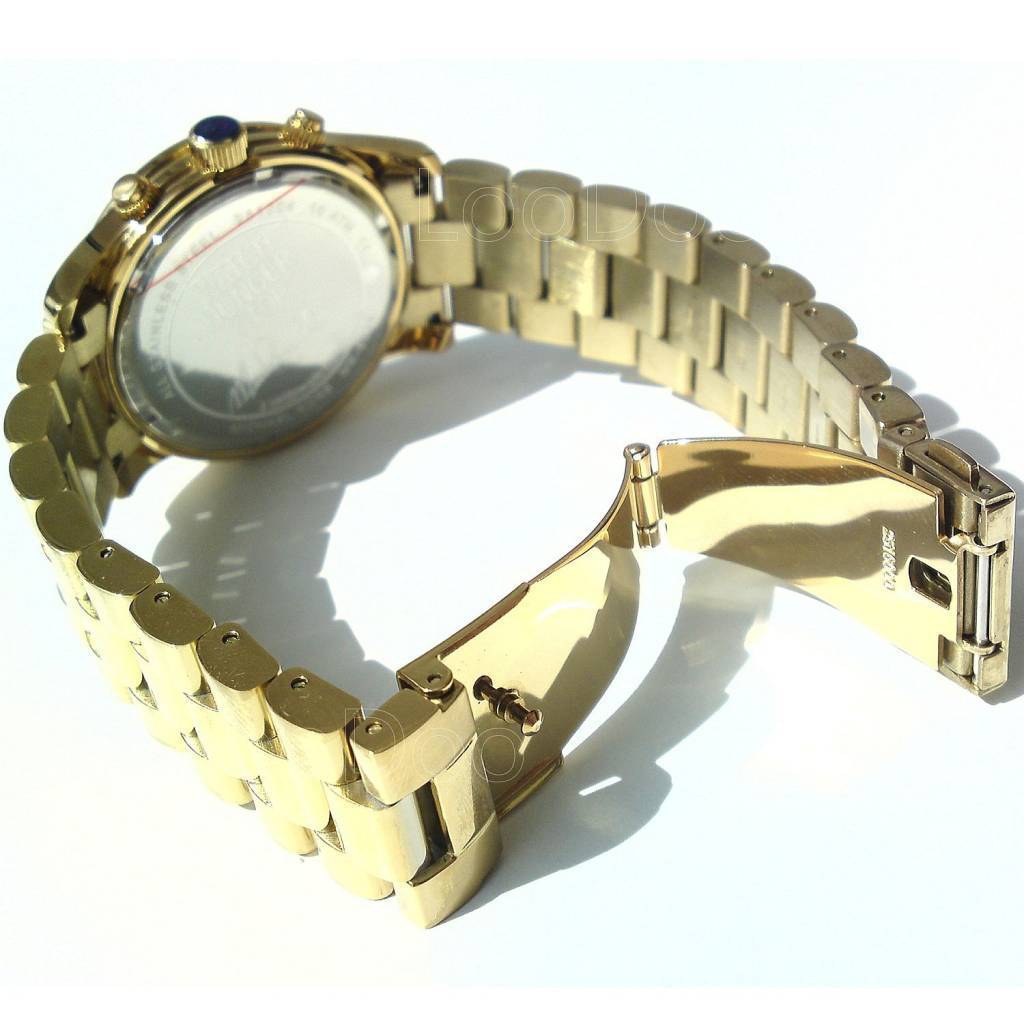 Michael Kors Women's Hunger Stop MK5815 Gold Stainless-Steel Quartz Fashion Watch - image 4 of 5