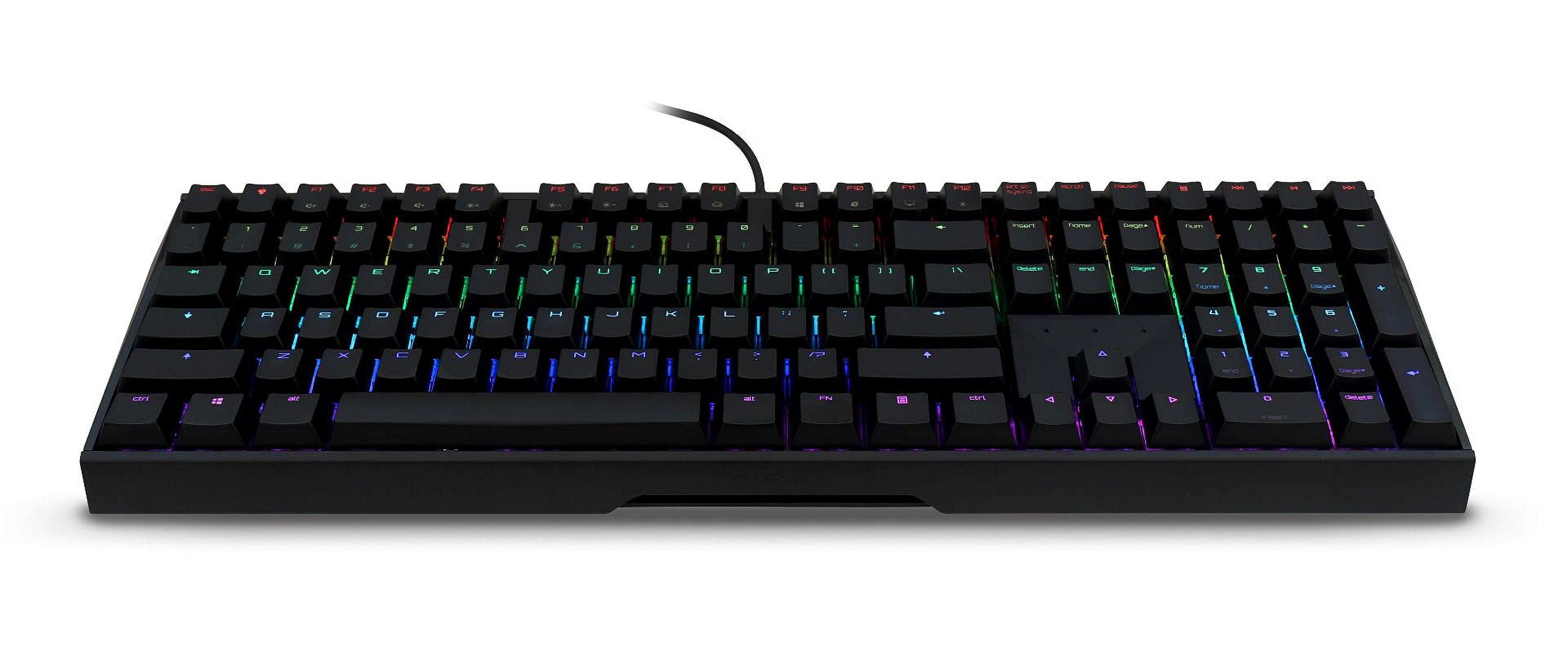 Cherry MX Board 3.0 S Wired Gamer Mechanical Keyboard with Aluminum Housing - MX Brown Switches (Slight Clicky) for Gaming and Office - Customizable RGB Backlighting - Full Size - Black