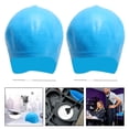 thumbnail image 4 of 2 Sets Reusable Silicone Hair Coloring Caps Hair Dyeing Caps with Crochet Hooks, 4 of 5