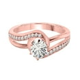 thumbnail image 4 of AoneJewelry 0.75 Carat Diamond Engagement Glamorous Ring In 14K Solid Rose Gold, 4 of 5