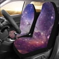 thumbnail image 2 of ABPHQTO Juego de 2 fundas para asientos de coche, campo de estrellas contra el espacio, Protector universal para asientos delanteros de coche, apto para coche, SUV, sedán, camión, 2 of 3