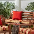 thumbnail image 4 of Greendale Home Fashions Roma Stripe 51 x 18 in. Outdoor Reversible Tufted Bench Cushion, 4 of 9