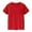 Z01 Red, variant on Boys Shirts - Unisex Kids Plain T-Shirt Ultra Soft Short Sleeve Tee Classic Crew Neck Multipack Ready Everyday Play Comfort Top - Shirts for Boys,Color:Orange,Size:2-3 Years