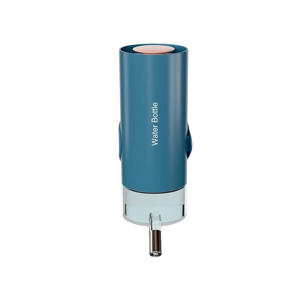 Jaula para mascotas dispensador de agua colgante desmontable Universal recargable lavable hogar ABS alimentador fuente accesorios Suministros de alimentación y agua para mascotas Azul oscuro 700ml Methold PT005005-05B