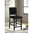 thumbnail image 5 of GTU Furniture 5Pc Contemporary Style Black Soild Wood Counter Height Table with 4 Wooden Chair Dining Set, 5 of 7