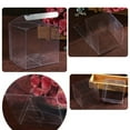 thumbnail image 5 of Frcolor Boxes Clear Box Gift Candy Favor Transparent Favors Plastic Cube Gifts Display Christmas Wedding Acrylic Case, 5 of 7