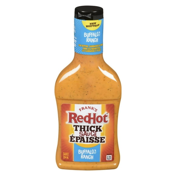 Frank's RedHot® Buffalo et Ranch Sauce Épaisse 354 mL