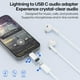 thumbnail image 4 of Adaptador de audio Lightning a USB C, convertidor HiFi para auriculares y micrófono, 4 of 8