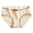 thumbnail image 1 of B91xZ Strings pour Femmes Couverture Demi-Dos Culottes Bikini pour Femmes, Jaune L, 1 of 3
