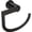 Multicolor, variant on Moen Hand Towel Bar Rinza Series - Wall Mount, Modern, Zinc, Matte Black, Bathroom Ring