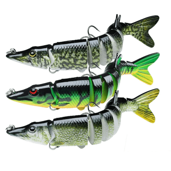 Glide Baits Fishing Lures for Freshwater and Saltwater Jointed Swimbait for Bass Trout Crappie Walleye Pike Gifts for Men Family