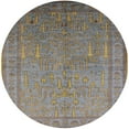 thumbnail image 1 of Ahgly Company Indoor Round Mid-Century Modern Sand Brown Oriental Area Rugs, 5' Round, 1 of 6