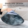 thumbnail image 4 of Yayeee Pillowcase Standard Size Set of 2 Satin Wrinkle Resistant Envelope Pillow Case, Watercolor Sky Pattern, 4 of 8