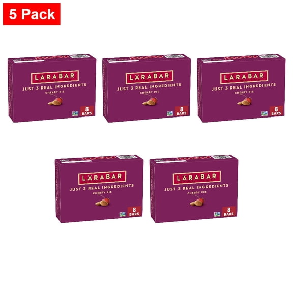 Larabar Cherry Pie Fruit and Nut bars 8 ct / 1.7 oz - 5 Pack