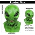 thumbnail image 3 of Oliegs Couverture Chauffante Halloween Alien Capuche Réaliste Froissée Capuche Complète Cosplay Accessoires Jouets Alien Chocolat, 3 of 5