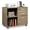 Gray Oak, variant on GALAXHERO Wood Office Cabinet with Doors & Shelves, Lateral File Cabinet & Printer Stand with Storage for Home Office, Black