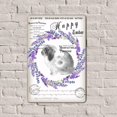 thumbnail image 5 of Carteles de metal vintage con diseño de conejo de Pascua y lavanda, decoración primaveral, 12 x 8 pulgadas, 5 of 5