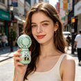 thumbnail image 4 of Portable Handheld Fan With Adorable Design Personal Fan For Indoor Outdoor Use USB Rechargeable Quiet, 4 of 5