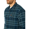thumbnail image 5 of Orvis Men’s Spread Collar Flannel Shirt (Blue,Large), 5 of 7