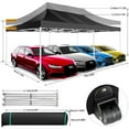 thumbnail image 6 of COBIZI 13x26 Extra Large Heavy duty Canopy Party Tent,Pop up Canopy with Side Walls for Outdoor Events Wedding,Picnics,Lawn Ez Up Canopy Four Seasons Windproof Canopy,Black(Frame Thickened), 6 of 12