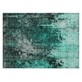 thumbnail image 2 of Addison Rugs Chantille Indoor/Outdoor Transitional Squares Teal Washable Rectangle Rug, 1'8" x 2'6", 2 of 6
