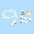 thumbnail image 5 of CHENGSI for Roller Blind Repair Set with 1M Chain, Coupling, Bracket for 17mm Tube Diameter Blinds, White PVC Parts, Top Side Front Mount, DIY Customizable, 5 of 10