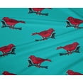 thumbnail image 4 of oneOone Polyester Lycra Fabric Branch & Bird Block Print Sewing Fabric BTY 56 Inch Wide, 4 of 4